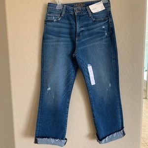 Cropped flair jeans